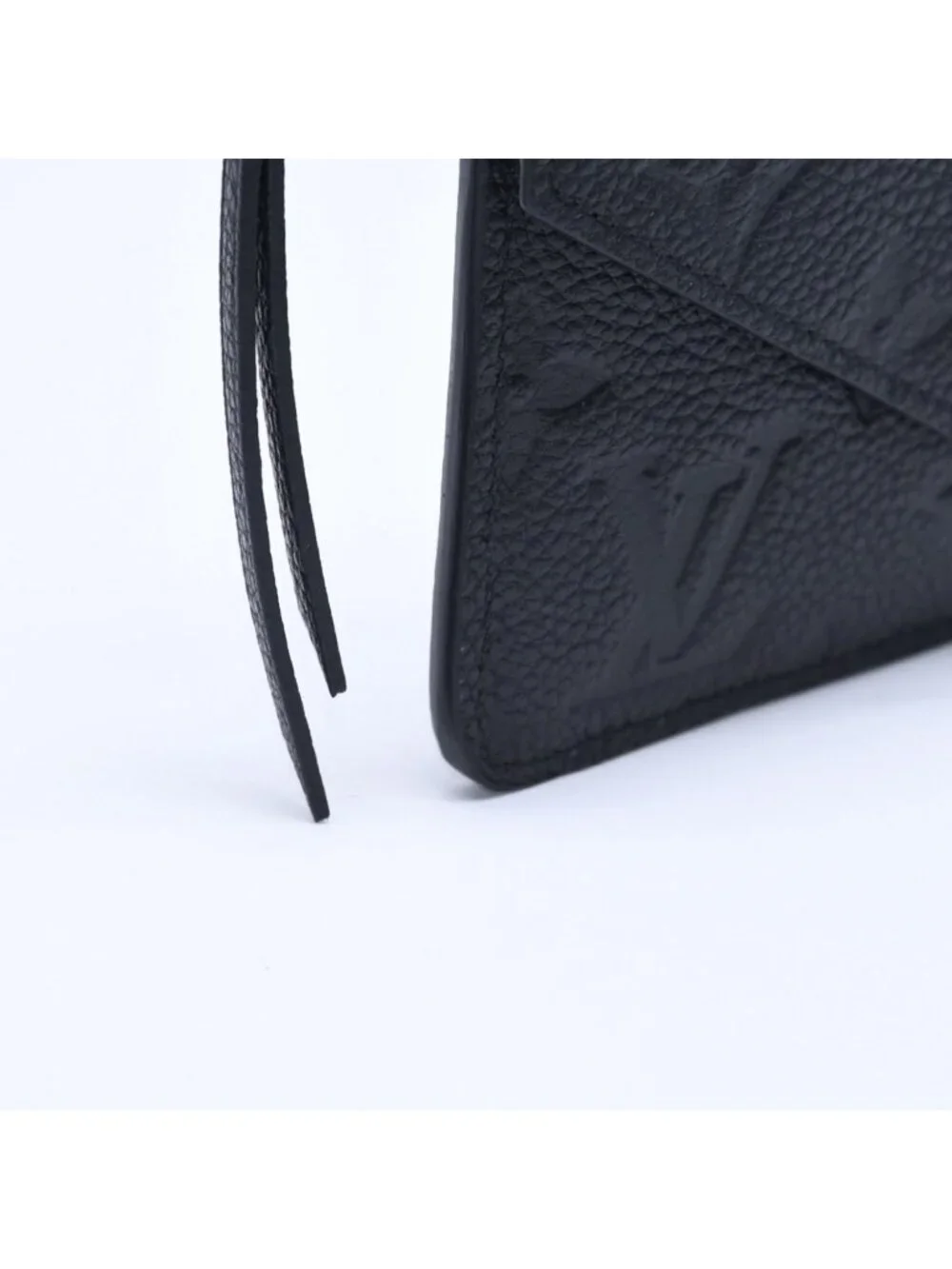 Louis Vuitton Wallet Coin Purse Card Case Porte Cartes Recto Verso Black Gold
